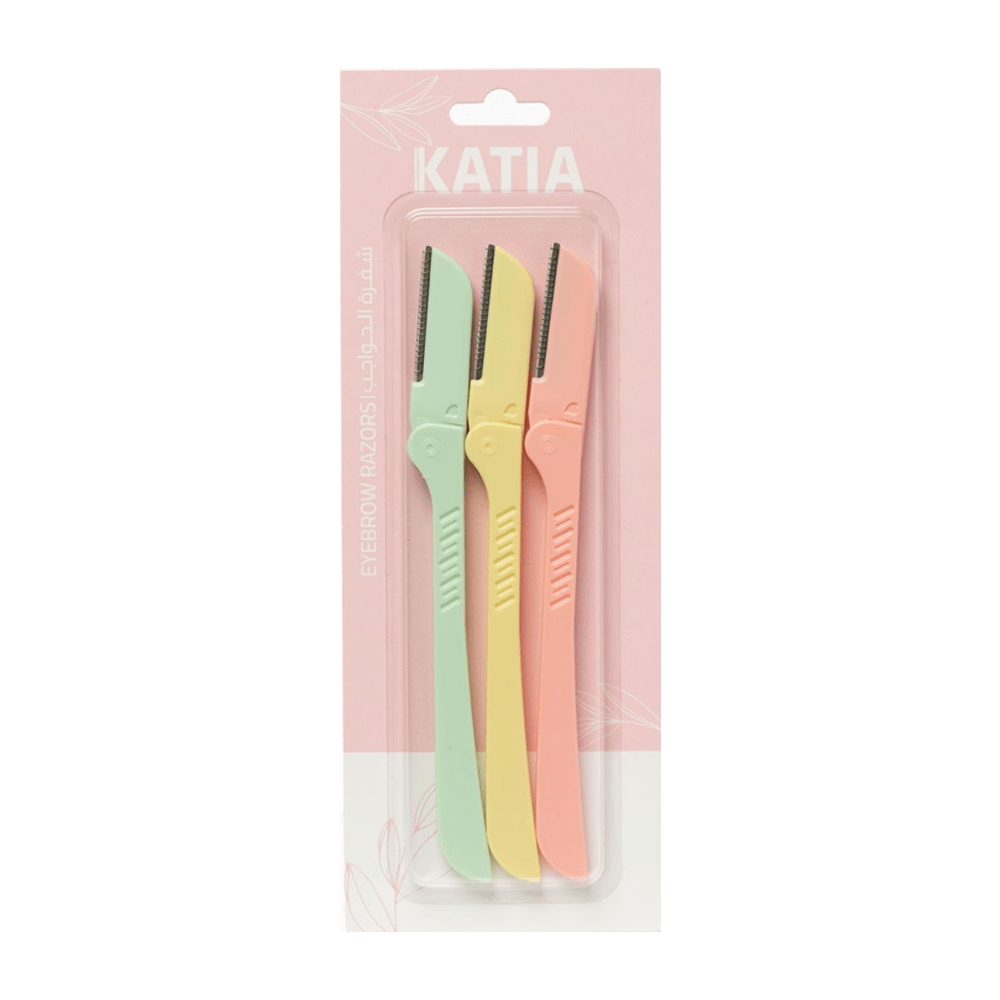 Katia Eyebrow and face Razors Set - 3 Pieces