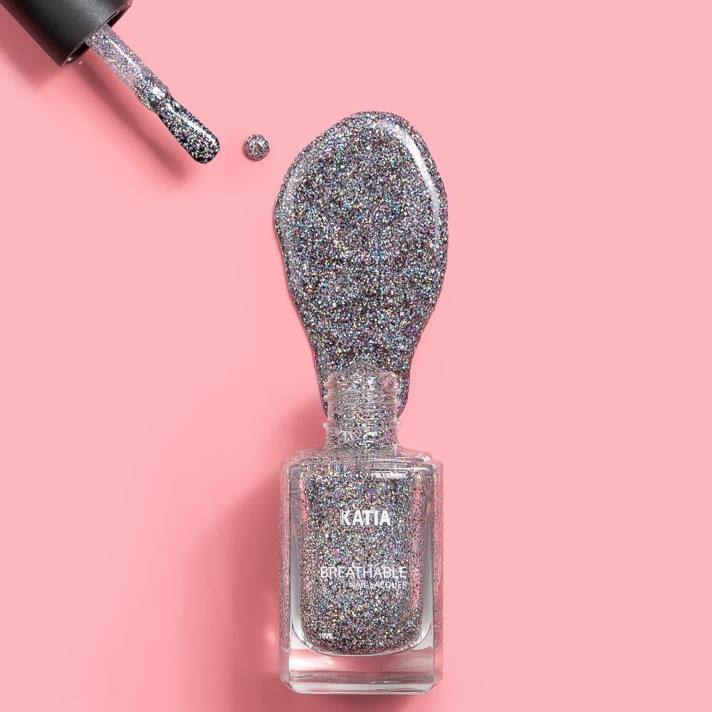 Katia Breathable Nail lacquer - GLITTER K13