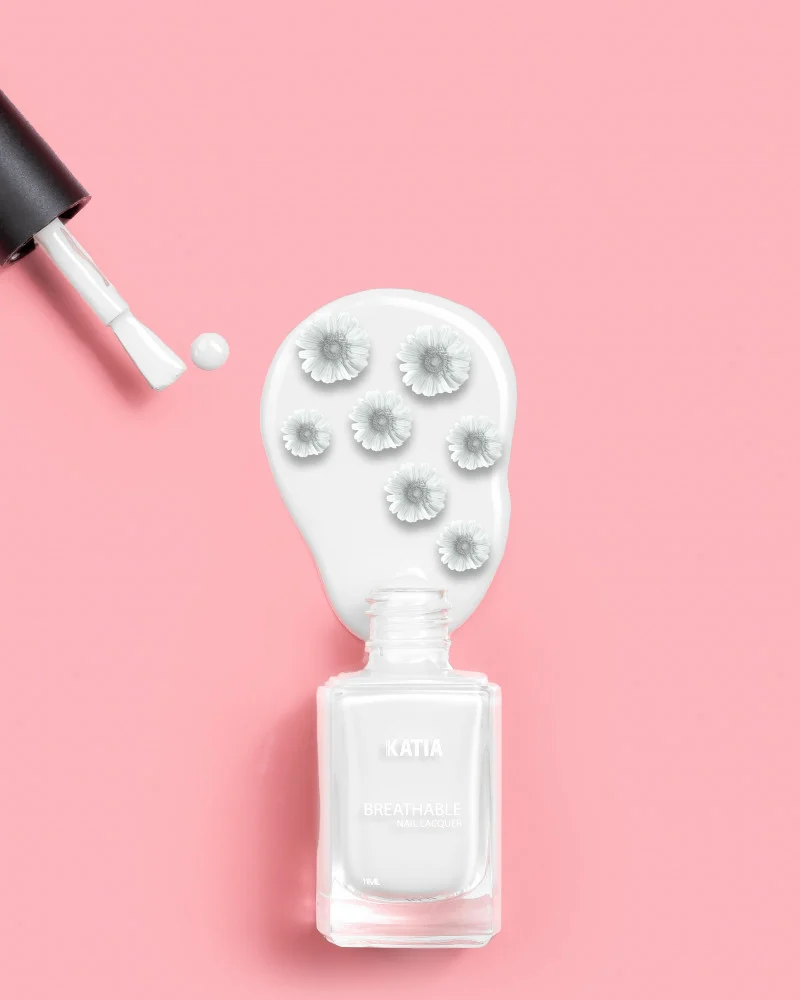 Katia Breathable Nail lacquer - WHITE K53