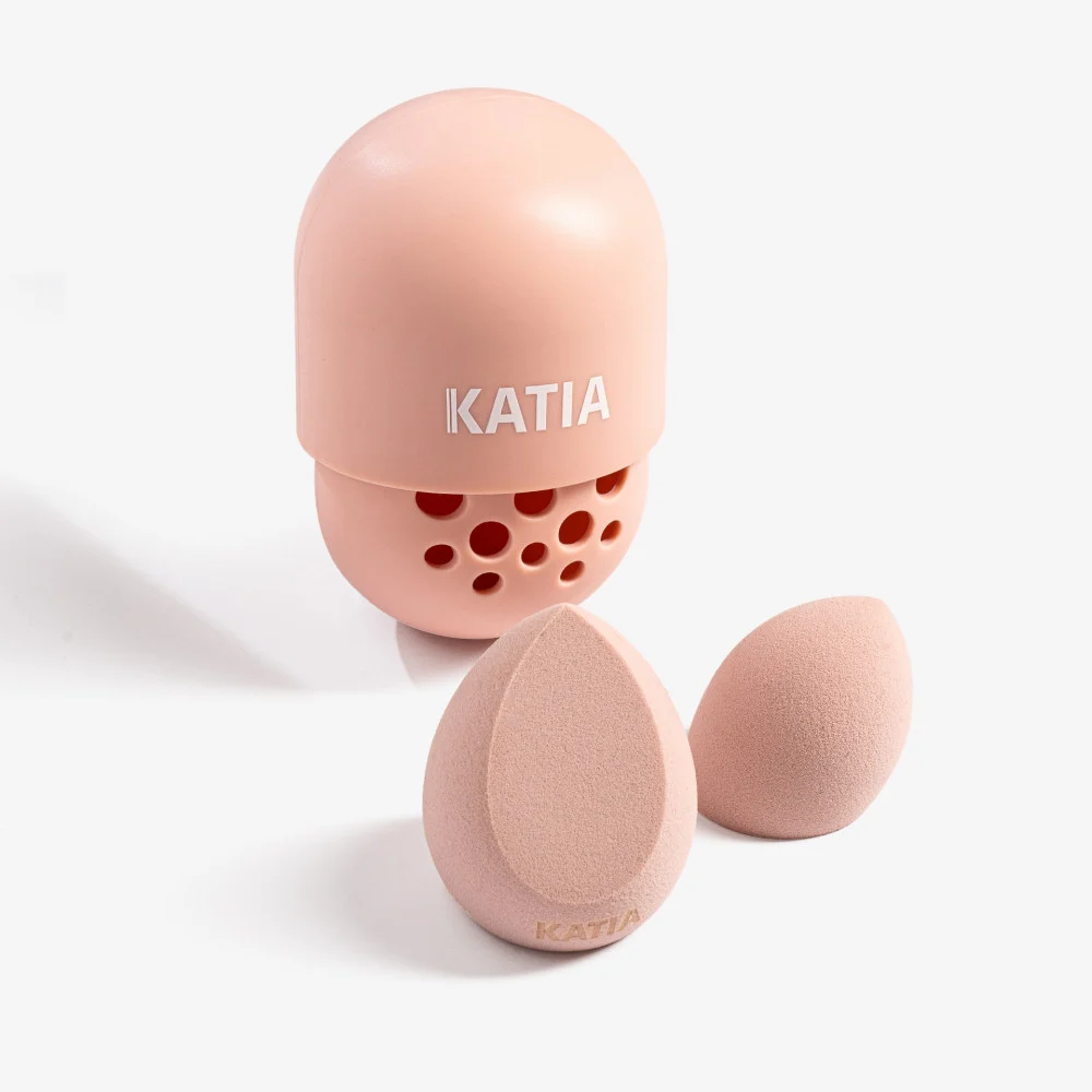 Katia Makeup Sponge With Cover -2 pieces